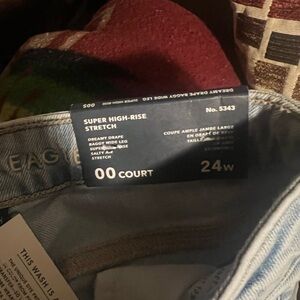 American Eagle Outfitters Light Blue High Rise Jeans 00 (fits like 0 or 2)